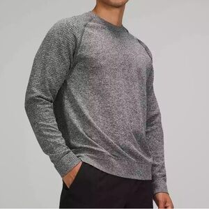 Lululemon Men’s Engineered Gray Merino Wool Blend Stretch Pullover Size XL